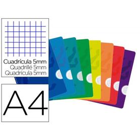Libreta escolar oxford openflex tapa flexible optik paper 48 hojas din a4 cuadro 5 mm colores surtidos