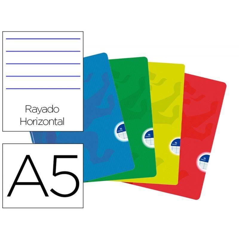 Libreta escolar oxford openflex tapa flexible optik paper 48 hojas din a5 rayado horizontal colores surtidos