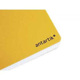 Cuaderno espiral liderpapel a4 antartik tapa dura 80h 100 gr cuadro 5mm con margencol or amarillo fluor