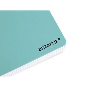 Cuaderno espiral liderpapel a5 antartik tapa dura 80h 100 gr cuadro 5mm color menta