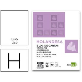 Bloc de cartas liderpapel liso holandesa 40 hojas 60g/m2