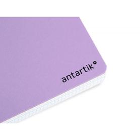 Cuaderno espiral liderpapel a4 antartik tapa dura 80h 100gr cuadro 4mm con margen color lavanda