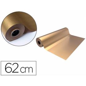 Papel de regalo basika metalizado oro bobina 62 cm