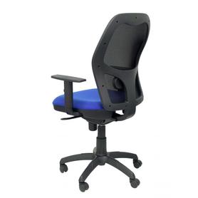 Silla Jorquera malla negra asiento bali azul