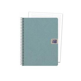 Cuaderno espiral oxford tapa extradura european book 1 nature din a5 80 hojas 90 gr cuadricula 5 mm sin bandas