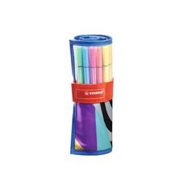 Rotulador stabilo acuarelable pen 68 just like you estuche rollerset de 25 unidades colores surtidos