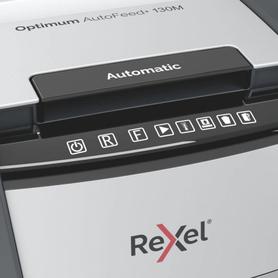 Destructora automática Rexel Optimum AutoFeed 130M de microcorte