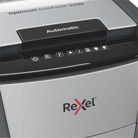 Destructora automática Rexel Optimum AutoFeed 225M de microcorte
