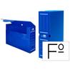 Caja archivo definitivo plastico liderpapel azul 360x260x100 mm - DF05