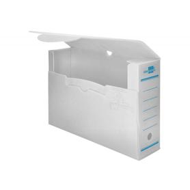 Caja archivo definitivo plastico liderpapel blanco 387x275x105 mm