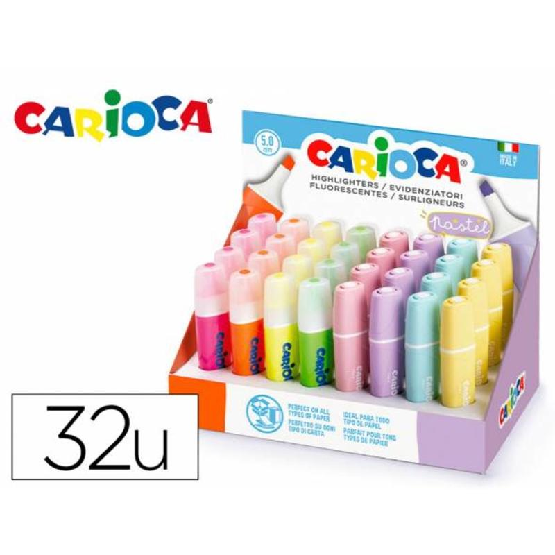 Rotulador textil Fino Carioca 10 colores