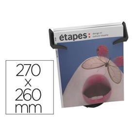 Expositor sobremesa paper-flow 1 compartimento tamaño din a4+ color negro 270x260x155 mm