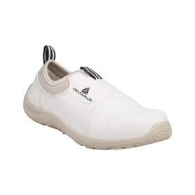 MIAMIS2BC42 - Zapatos de seguridad deltaplus microfibra pu suela pu mono-densidad color blanco talla 42