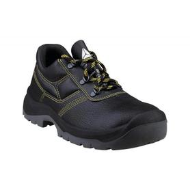 JET3SPNO39 - Zapatos de seguridad deltaplus piel crupon pigmentada suela pu bi densidad color negro talla 39