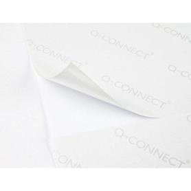 Etiqueta adhesiva q-connect kf01587 tamaño 63,5x38,1 mm fotocopiadora laser ink-jet caja con 100 hojas din a4