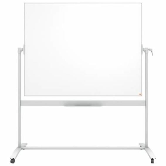 Pizarra blanca móvil Nano Clean Classic de Nobo, 1500 × 1200 mm - 1901031