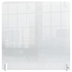 Pantalla separadora de acrílico transparente sin ventana de transacción Nobo, 700x850 mm - 1915489