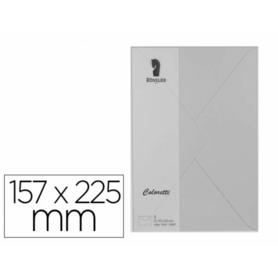 220711511 - Sobre rossler coloretti c5 color gris claro 157x225 mm pack de 5 unidades