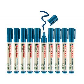 21-03 - Rotulador edding 21 marcador permanente ecoline 90% reciclado color azul punta redonda 1,5-3 mm recargable