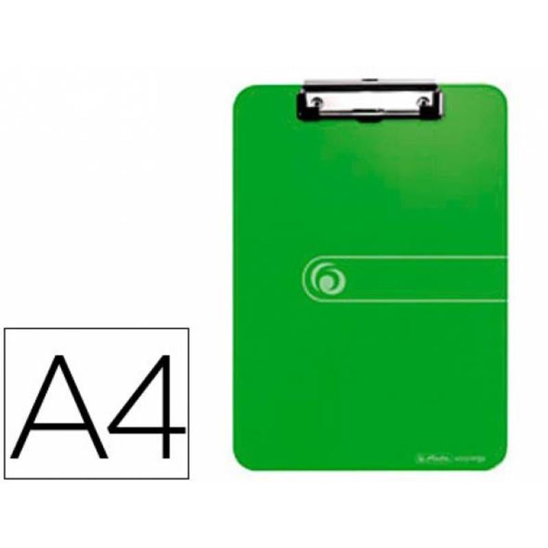 11226610 - Portanotas herlitz con pinza din a4 verde