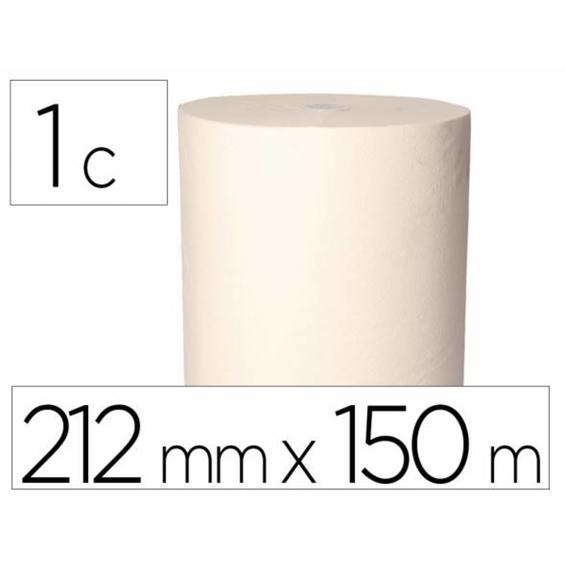 31124 - Papel secamanos bunzl greensource 2 capas celulosa blanca 212 mm x 150 mt con sistema autocorte paquete de