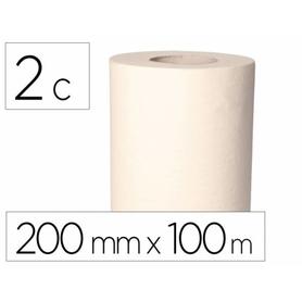 25579 - Papel secamanos bunzl greensource celulosa blanco 2 capas 200 mm x 100 mt paquete de 6 unidades