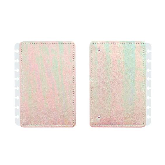 Portada y contraportada cuaderno inteligente din a5 rosa sirena - CICA2059