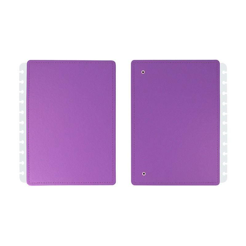 Portada y contraportada cuaderno inteligente grande all purple - CICG4090