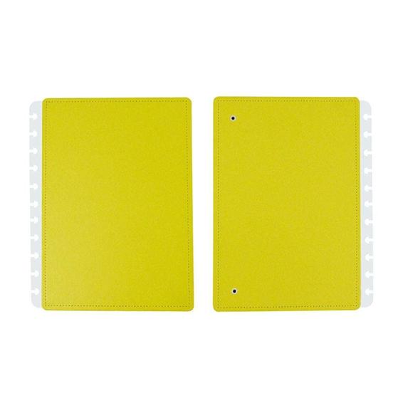 Portada y contraportada cuaderno inteligente grande all yellow - CICG4089