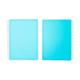Portada y contraportada cuaderno inteligente grande azul celeste - CICG4086