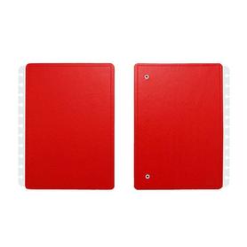Portada y contraportada cuaderno inteligente grande rojo cereza - CICG4049
