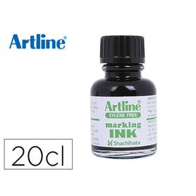 Tinta rotulador artline esk-20 negro frasco de 20 cc sin xileno