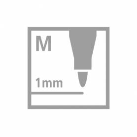 Rotulador stabilo acuarelable pen 68 verde tierra 1 mm