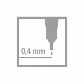 Rotulador stabilo punta de fibra point 88 ocre oscuro 0,4 mm