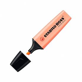 Rotulador stabilo boss fluorescente 70 pastel naranja palido