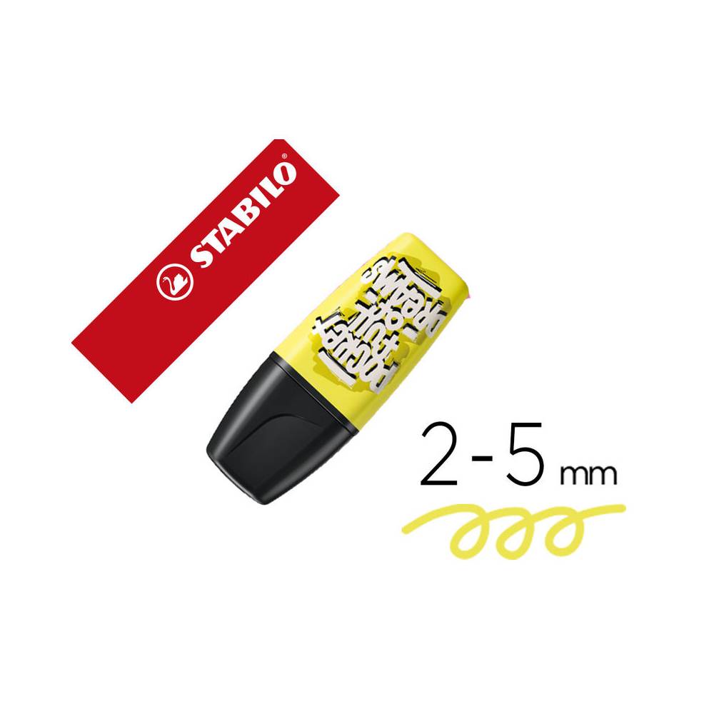 Rotulador stabilo boss mini fluorescente by snooze one amarillo