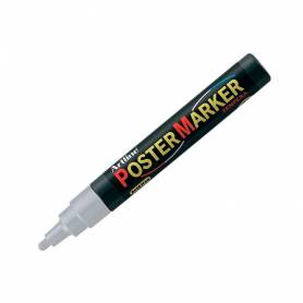 Rotulador artline poster marker epp-4-pla met punta redonda 2 mm color metalizado plata