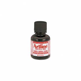 Tinta artline negro para rotulador pizarra blanca 500-a frasco de 20 ml