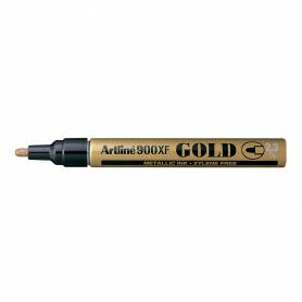 Rotulador artline marcador permanente tinta metalica ek-900 oro punta redonda 2.3 mm