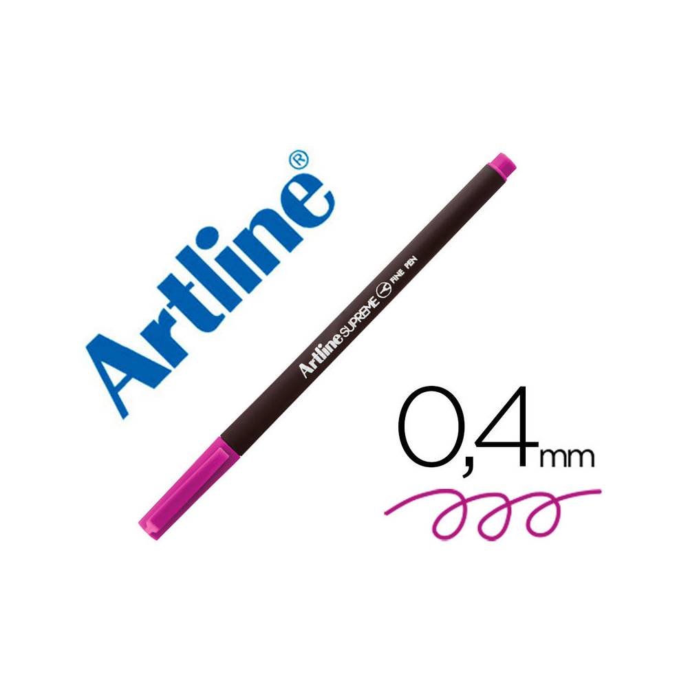 Rotulador artline supreme epfs200 fine liner punta de fibra magenta 0,4 mm