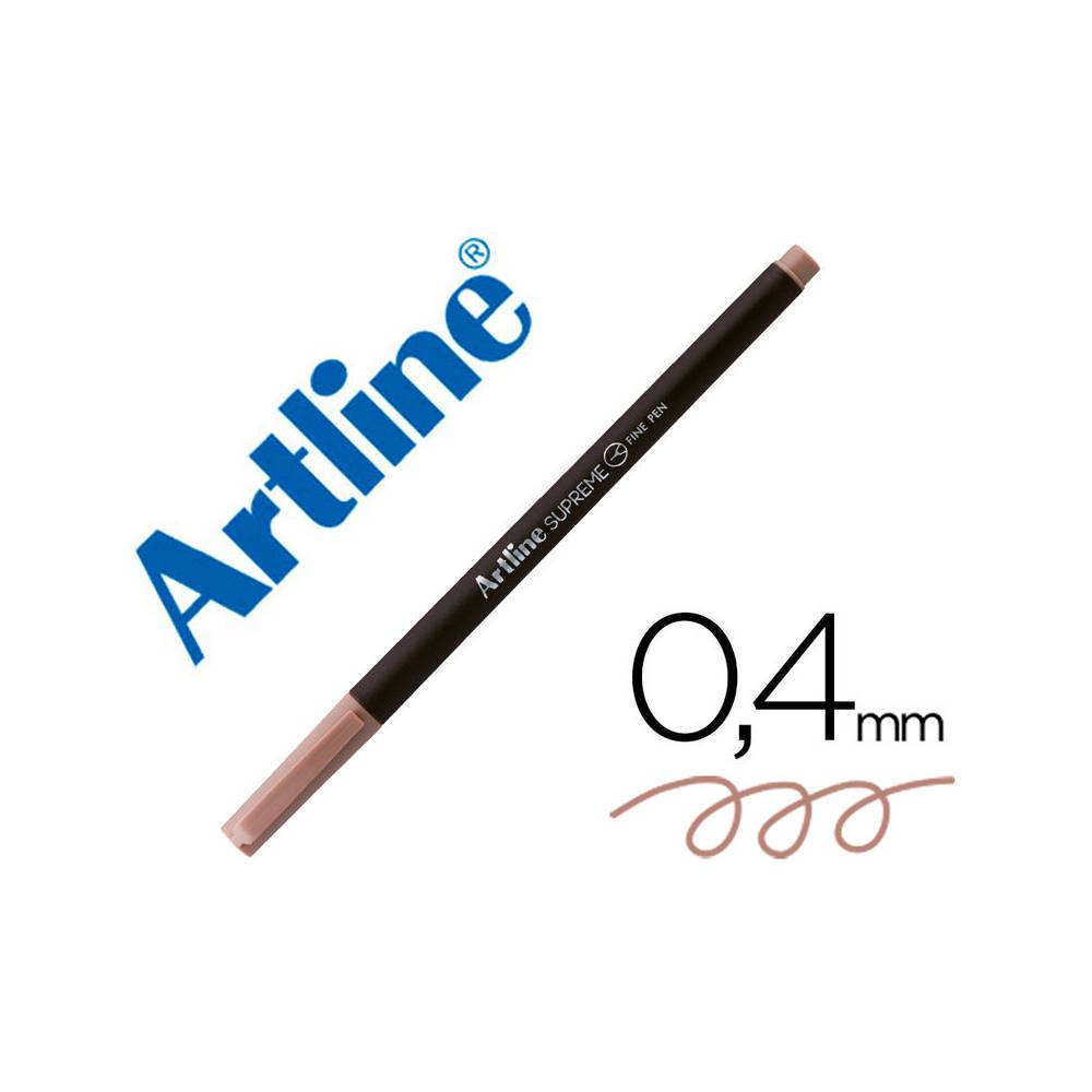 Rotulador artline supreme epfs200 fine liner punta de fibra marron claro 0,4 mm
