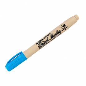 Rotulador artline supreme brush epfs pintura base de agua punta tipo pincel trazo fino azul claro
