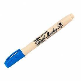 Rotulador artline supreme brush epfs pintura base de agua punta tipo pincel trazo fino azul celeste