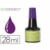 Tinta tampon q-connect violeta frasco de 28 ml - KF25109
