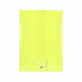 Papel color q-connect din a4 80gr amarillo neon paquete de 500 hojas