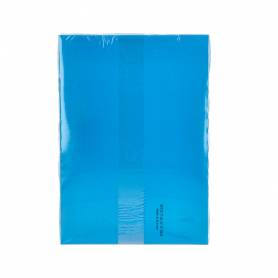Papel color q-connect din a4 80gr azul intenso paquete de 500 hojas
