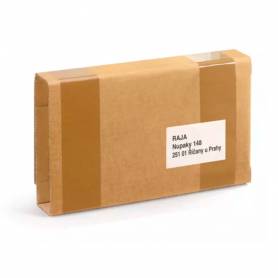 Caja para embalar q-connect libro medidas 400x290x75 mm espesor carton 3 mm
