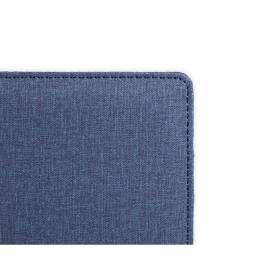 Carpeta portafolios q-connect a4 con calculadora bloc 20 hojas y departamentos interiores color azul 250x315