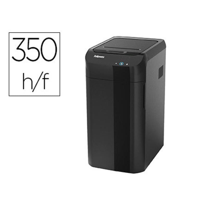 Destructora de documentos fellowes automax 350c capacid de corte 350 hojas particulas destruye tarjetas y cd