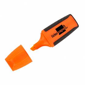 Rotulador liderpapel mini fluorescente naranja